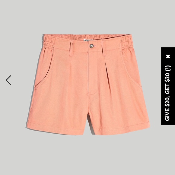 The Neale Short in Drapeweave - Madewell Size 10 - color: dried rose - Picture 6 of 6